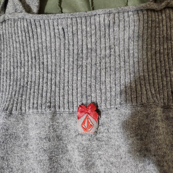 Gray Ribbed Volcom Mini Dress - Picture 5 of 6